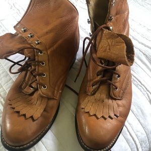 Vintage leather boots